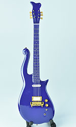 Prince cross miniature guitar replica
