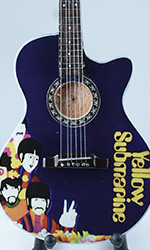 miniature guitar acoustic The Beatles Yellow Submarine