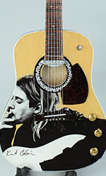 Nirvana Unplugged miniature Acoustic guitar, Kurt Cobain acoustic guitar