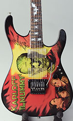 miniature guitar shop Metallica Kirk Hammett Karloff the Mummy