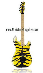 George Lynch tiger miniature guitar electric