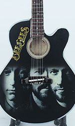 The Bee Gess miniature acoustic guitar replicas made in Bali Indonesia