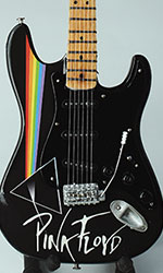 Pink Floyd miniature guitar replica