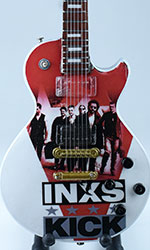 INXS Kick production miniature guitar