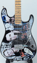 Green Day miniature electric guitar