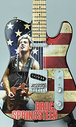 Bruce Springsteen miniature guitar replicas