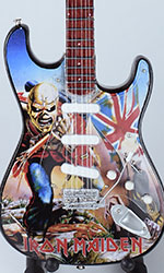 miniature guitar replicas Iron Maiden Invasion of Rarities