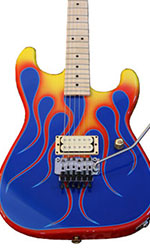 Eddie Ojeda the Fire miniature guitar shop