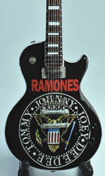 The Ramones production miniature guitar