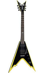 production miniature guitar Flying V Green Light