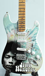 Miniature eletric guitar replicas Jimi Hendrix