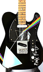 wooden miniature guitar  Pink Floyd