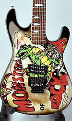Monster Rock Van Hallen  miniature guitar models