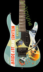 miniature guitar models Kirk Hammett Guitar ESP Bride of