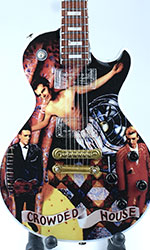 Crowded House miniature guitar decoration