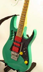 decals miniature guitars Steve Vai JEM green 
