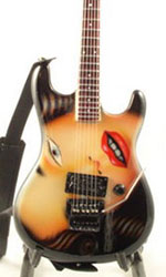  Mick Mars Kramer Baretta Motley Crue miniature guitar solid wood