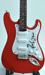 Michael Jackson tribute miniature guitar solid wood