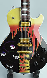 Kiss Logo miniature guitar electric