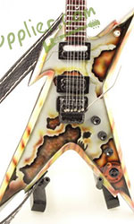miniature guitar stand Dimebag Darell Razorback RUST