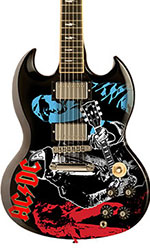miniature replica guitar ACDC Angus Young