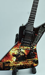 Arsenal of Megadeth miniature guitar decals