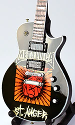 miniature guitar airbrush  Metallica St. Anger