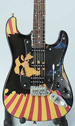 Jimi Hendrix Psychedelic miniature guitar electric
