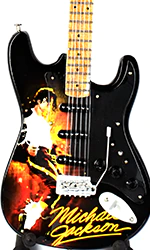 miniature guitar model Michael Jackson Moon walk