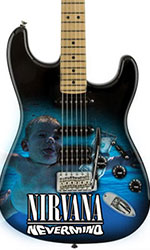  Nirvana Nevermind miniature guitar model