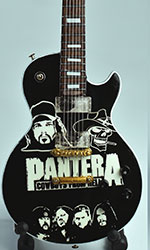 Pantera Cowboys from Hell miniature guitar made in Indonesia