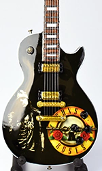 Axl Roses  miniature guitar made in Indonesia