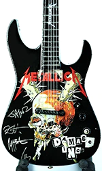 Wholesale Miniature Guitar replica Metallica Damage Inc