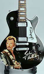 miniature guitar model Johnny Hallyday LP