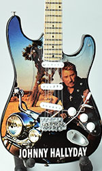 miniature guitar Johnny Hallyday CA NE FINIRA JAMAIS