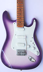Miniature Guitar Strat Puple sunburst