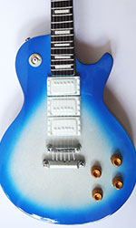Miniature Guitar LP LP Blue sunburst color