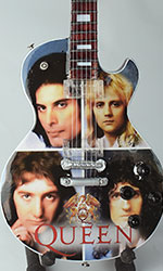 miniature electric guitar Queen