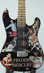 Miniature Guitar Freddie Mercury Quuen