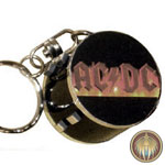 AC/DC drum kit key chain, keyring drum kits