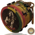 Bob Marley Drum key chain, Key ring drum kits exclusive