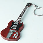 Keyring guitar AC/DC, Guitar keychain