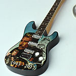 Key ring guitar Johnny Halyday Tribut, Guitar miniature